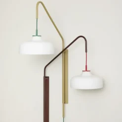 Applique Murale Current - 71 X 30 X 111 Cm - Rouge/Bordeaux-Hübsch Sale