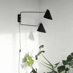 Applique Murale Double Club - 81 X 42 Cm - Noir-House Doctor Online