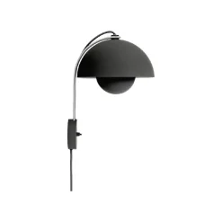 Applique Murale Flowerpot Vp8 H 35,5Cm - Noir Mat-And Tradition Online