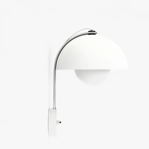 Applique Murale Flowerpot Vp8 H 35,5Cm - Blanc Mat-And Tradition Hot