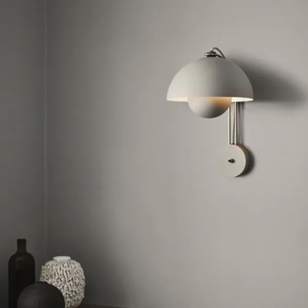 Applique Murale Flowerpot Vp8 H 35,5Cm - Blanc Mat-And Tradition Hot