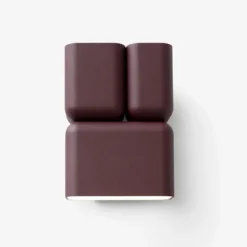 Applique Murale Tabata Ln10 H 21Cm - Bourgogne Fonce-And Tradition Online