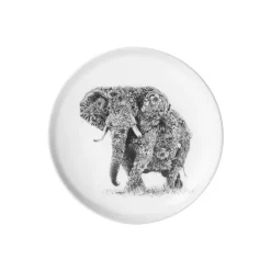 Assiette A Dessert En Porcelaine Maxwell & Williams Marini Ferlazzo Elephant - O 20 Cm-Sélectionné par Fleux Clearance