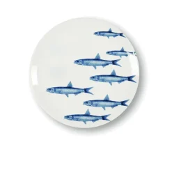 Assiette A Dessert Poissons En Porcelaine - O 21 Cm-Sélectionné par Fleux New