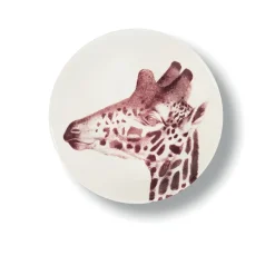 Assiette Creuse Girafe En Porcelaine - O 20 Cm-Sélectionné par Fleux Online