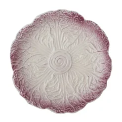Assiette Mimosa En Gres - O 21 X 2,5 Cm - Violet-Bloomingville Best