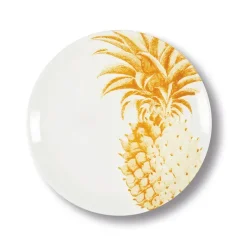 Assiette Plate Ananas En Porcelaine - O 27 Cm-Sélectionné par Fleux Clearance