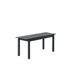 Banc Linear Steel Black - 110 X 34 Cm-Muuto Hot