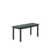 Banc Linear Steel Dark Green - 110 X 34 Cm-Muuto Discount