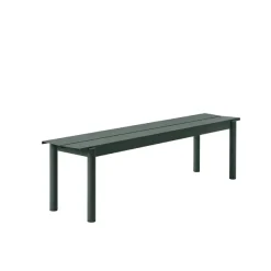 Banc Linear Steel Dark Green - 170 X 34 Cm-Muuto Sale