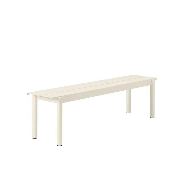 Banc Linear Steel Off-White - 170 X 34 Cm-Muuto New