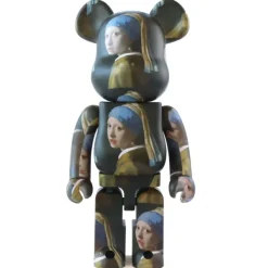 Bearbrick 1000% Johannes Vermeer - La Jeune Fille A La Perle - 72 Cm-Sélectionné par Fleux Clearance