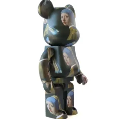 Bearbrick 1000% Johannes Vermeer - La Jeune Fille A La Perle - 72 Cm-Sélectionné par Fleux Clearance