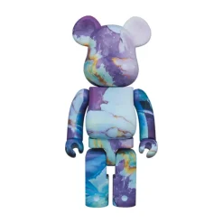 Bearbrick 1000% Marble - Violet-Sélectionné par Fleux Online