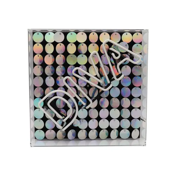 Boite Acrylique Neon - Diva - Violet-Sélectionné par Fleux New