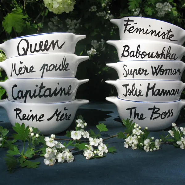 Bol Breton En Faience - Baboushka-Pied de Poule Best