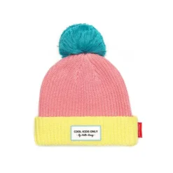 Bonnet Color Block 9 A 18 Mois - Rose, Jaune Et Bleu-Hello Hossy Hot