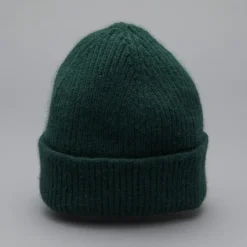 Bonnet En Laine Melangee - Vert Mousse-Le Bonnet