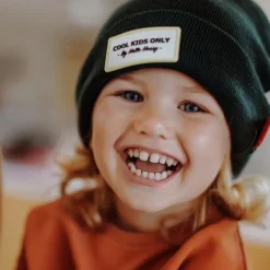 Bonnet Urban En Coton Biologique - Vert Fonce-Hello Hossy Sale