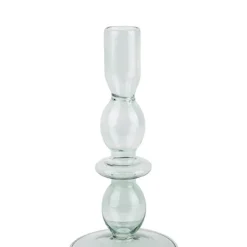 Bougeoir Art Bubbles En Verre - H 24 X O 8.5 Cm-Sélectionné par Fleux Online