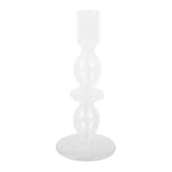 Bougeoir Art Bubbles En Verre - H 18 X O 8.5 Cm-Sélectionné par Fleux Best