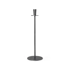 Bougeoir Hoy Casted - H 55 Cm - Noir-Ferm Living Online
