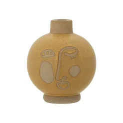 Bougeoir Jilian Brun En Gres - O 12,5 X H 15 Cm-Bloomingville Sale