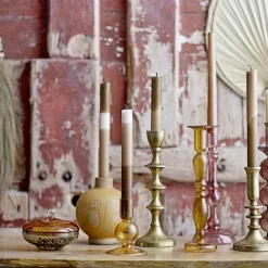 Bougeoir Jilian Brun En Gres - O 12,5 X H 15 Cm-Bloomingville Sale