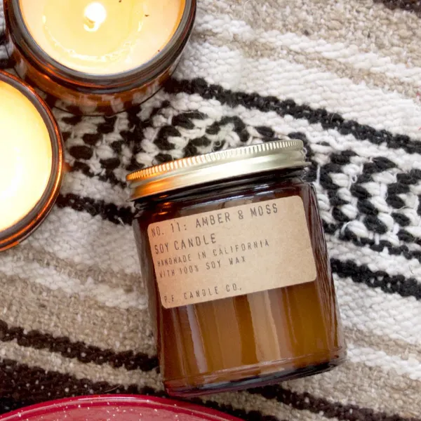 Bougie N°11 Ambre & Mousse-Sélectionné par Fleux Best