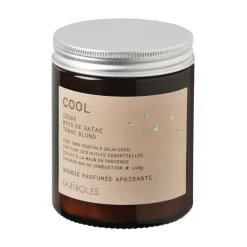 Bougie Parfumee Cool 140 G - Cedre, Bois De Gaiac & Tabac-Fariboles Discount