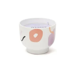 Bougie Parfumee Wabi Sabi En Cire De Soja - Lavande Et Mimosa-Sélectionné par Fleux Online