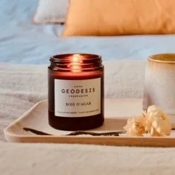 Bougie Vegetale Parfumee - Bois D'Agar-Geodesis Clearance