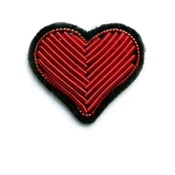 Broche Coeur Rouge-Macon&Lesquoy Best