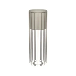 Cache-Pot Sur Pied Fenja Fer Simply Taupe L-Broste Copenhagen Best