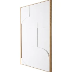 Cadre Relief Art A - 100 X 123 Cm - Blanc Xl-HK Living Discount