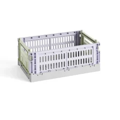 Caisse Crate Mix S - Lavande / Vert-Hay