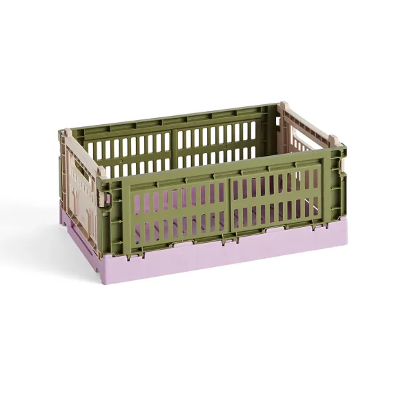 Caisse Crate Mix S - Olive/ Poudre-Hay Online