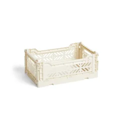 Caisse Crate S - Blanc Creme-Hay Clearance