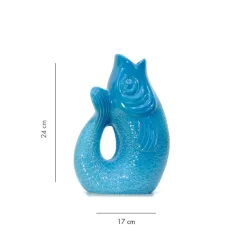 Carafe / Vase Monsieur Carafon Poisson - Lagoon-Sélectionné par Fleux Sale