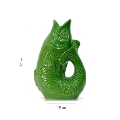 Carafe / Vase Monsieur Carafon Poisson - Vert Bay-Sélectionné par Fleux Discount
