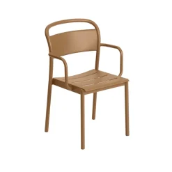 Chaise Accoudoirs Linear Steel Burnt Orange-Muuto Clearance