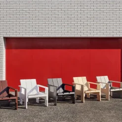 Chaise Longue Crate - London Fog - 77 X 64,5 X 58 Cm-Hay New