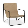 Chaise Lounge Desert Black / Sand-Ferm Living Best