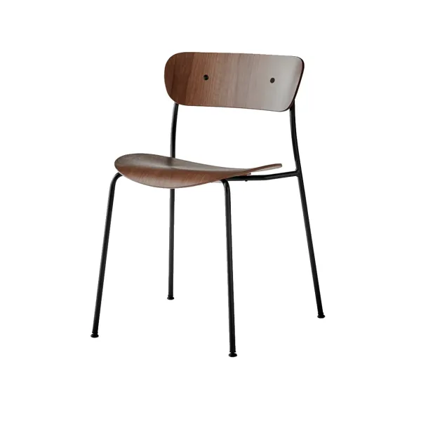 Chaise Pavilion Av3 Noyer / Pieds Noirs-And Tradition New