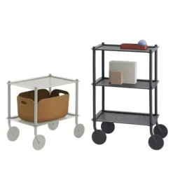 Chariot Flow 3 Etagères Gris-Muuto Outlet