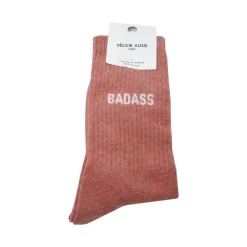 Chaussettes Badass 36/40 - Rouge Chine-Félicie Aussi Sale