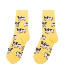 Chaussettes Bouledogue 35/44 - Jaune-Coucou Suzette Outlet
