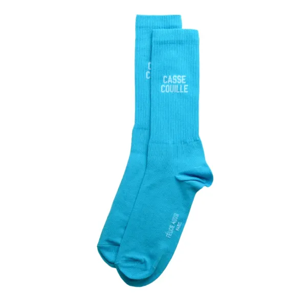 Chaussettes Casse Couille 40/45 - Turquoise-Félicie Aussi Best