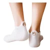 Chaussettes Languette Chat 35/42 - Blanc-Tites Chaussettes Best