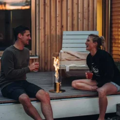 Cheminee / Feu De Table Spin 90 - O 19 X 40,5 Cm - Or-Höfats